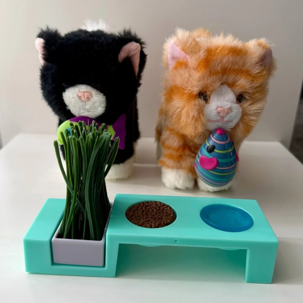 AMERICAN GIRL Cat Care Essentials +Truly Me Orange Tabby & Tuxedo Cats Bundle